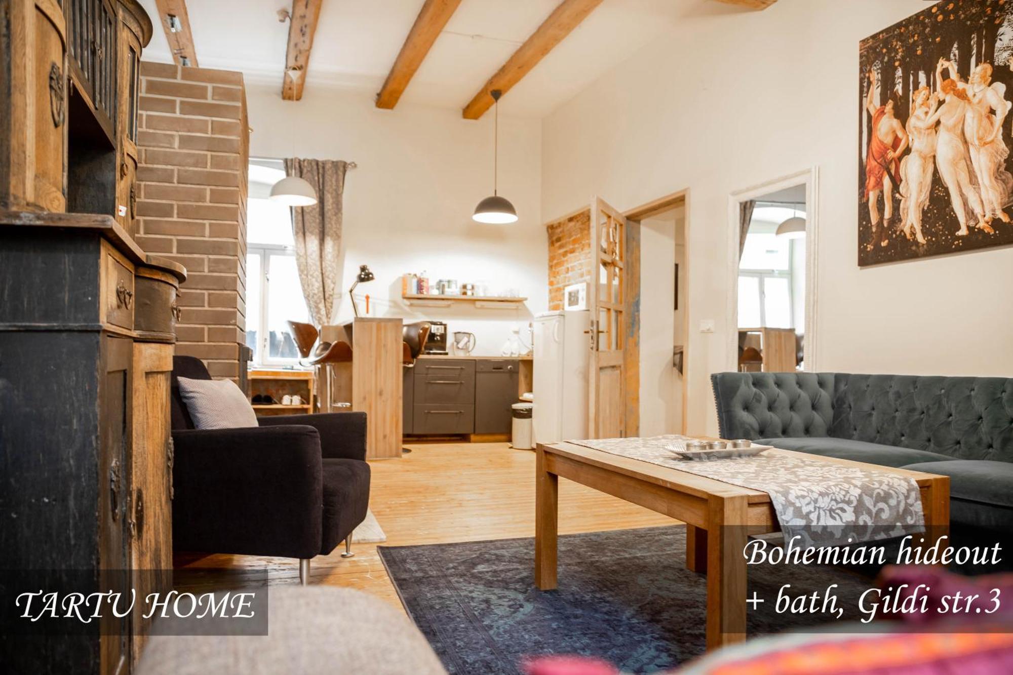 Bohemian Hideout, Old Town, Apartment Tartu